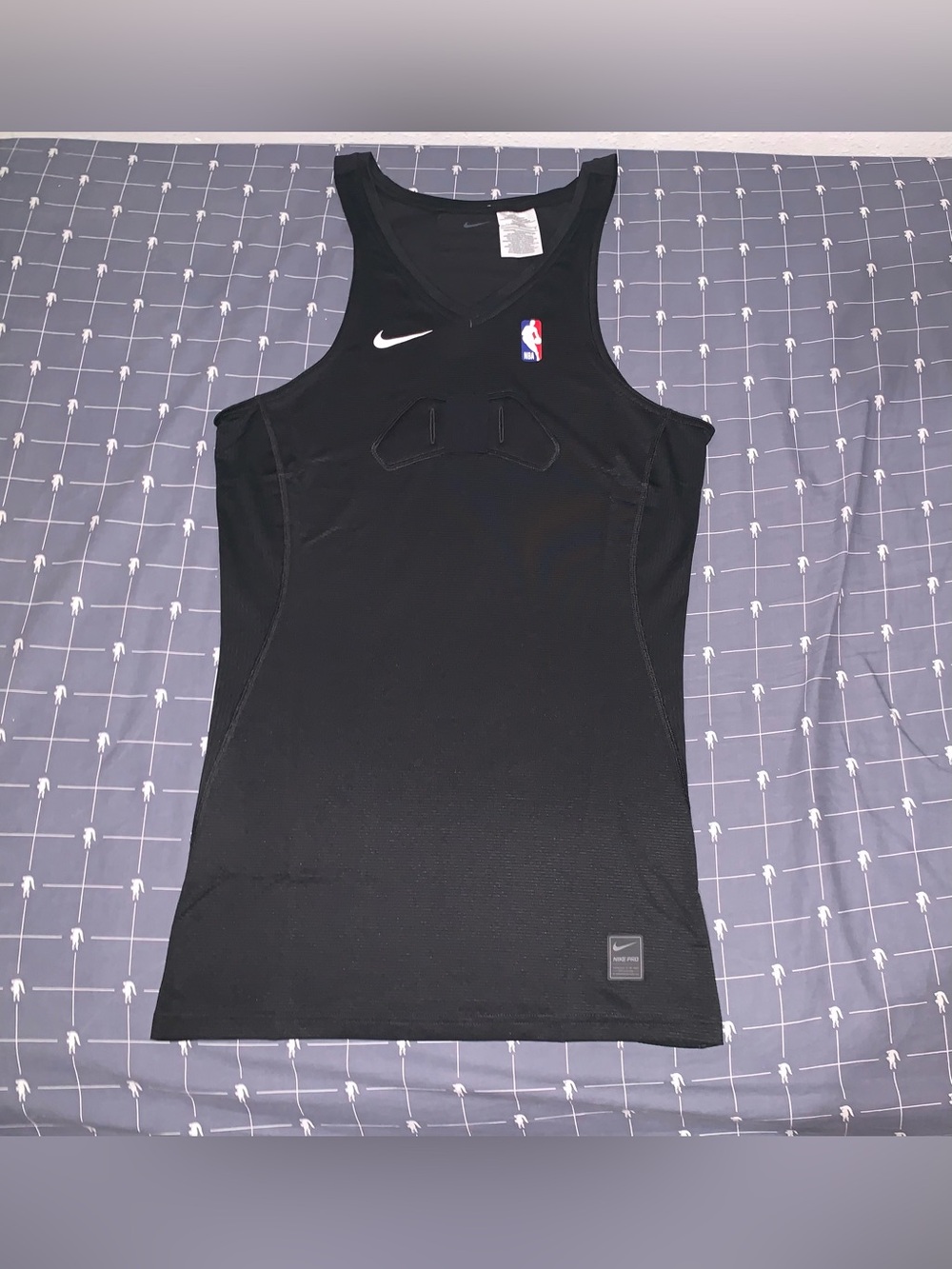 Nike Pro NBA Team Player Issue Breathable Compression Training Tank Top Size: LT